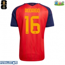 Spania Rodri Hernandez #16 Hjemmedrakt VM 2026 Kortermet